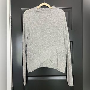 Free People Grey Knit Sweater